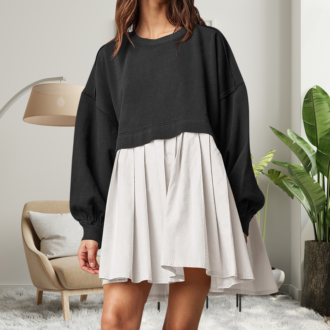 KARIYAH | Loose-Fit Sweatshirt Dress