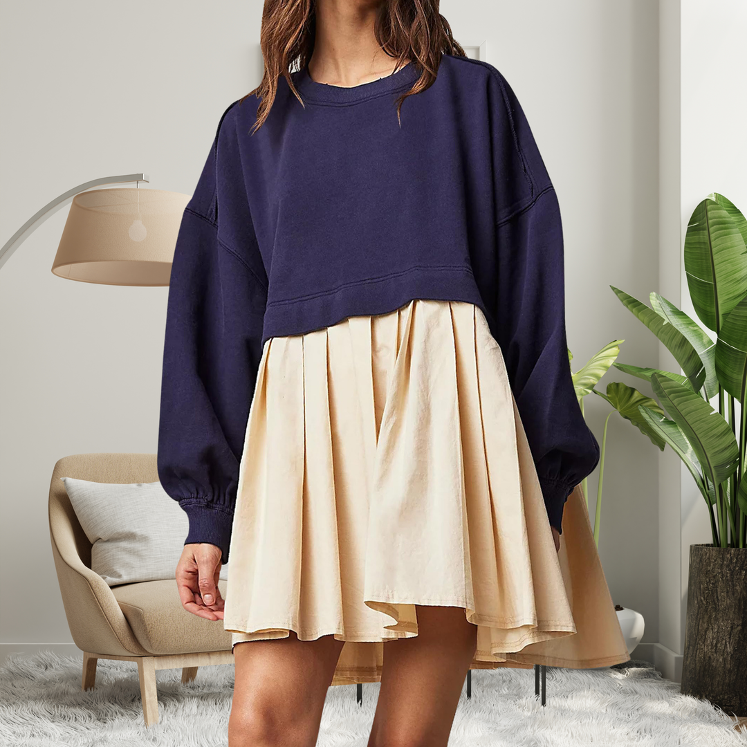 KARIYAH | Loose-Fit Sweatshirt Dress