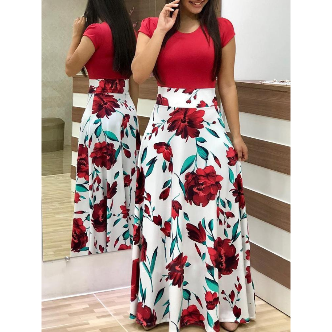 EVALISE™ – Elegant Floral Bodycon Maxi Dress