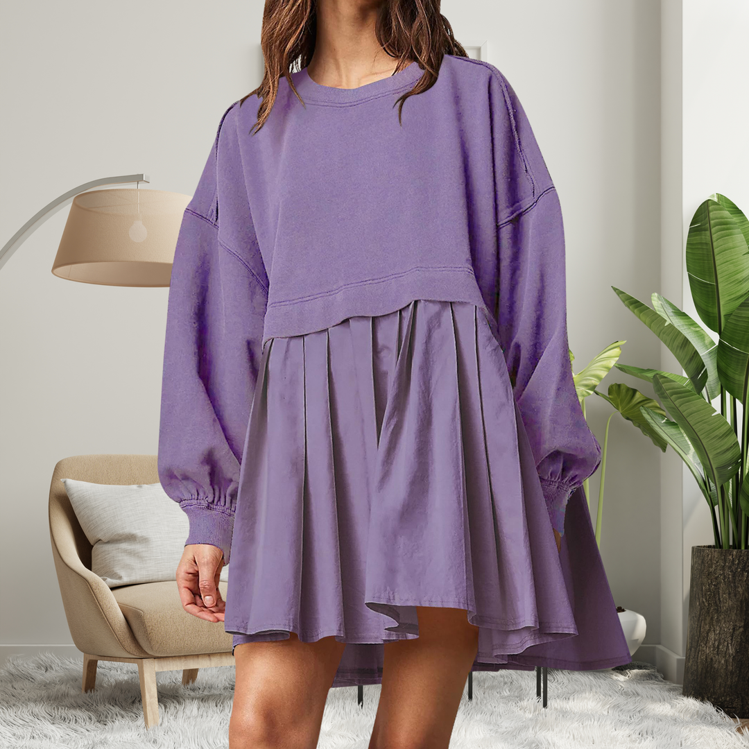 KARIYAH | Loose-Fit Sweatshirt Dress