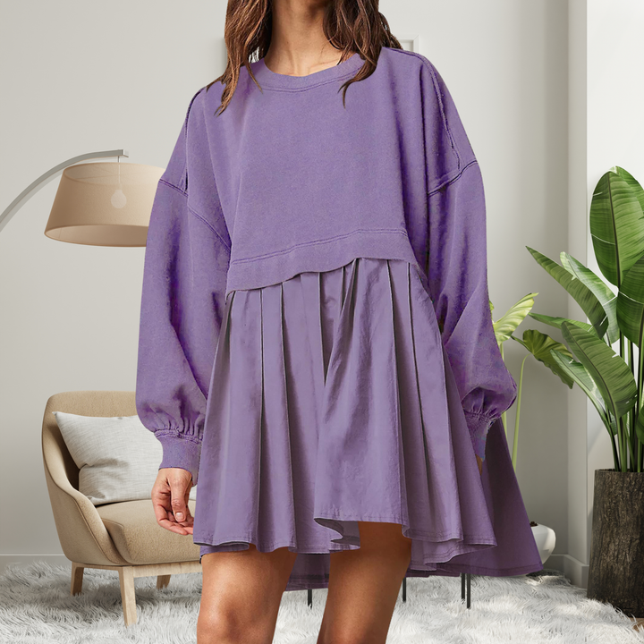 KARIYAH | Loose-Fit Sweatshirt Dress