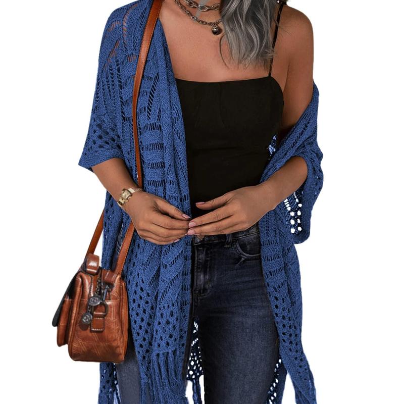 ZARELLA™ – Comfy Summer Hollow Tassel Outwear