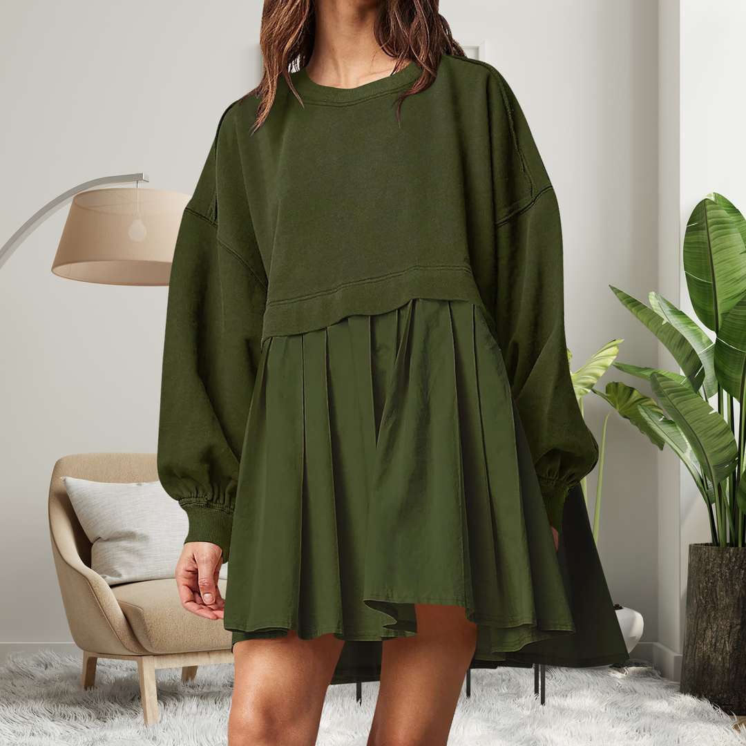 KARIYAH | Loose-Fit Sweatshirt Dress