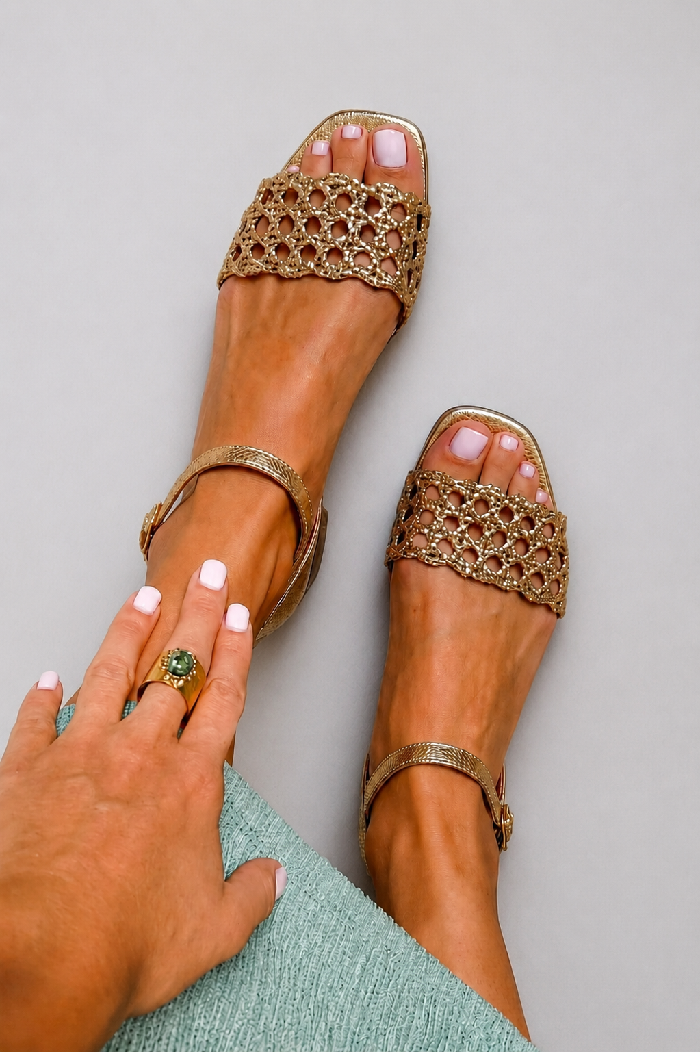 Matilda | Golden Summer Enchantment Sandals