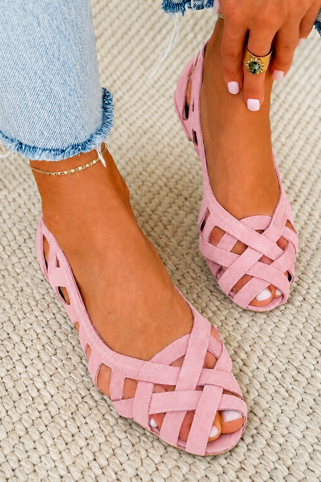Amelia |Woven Summer Sandals