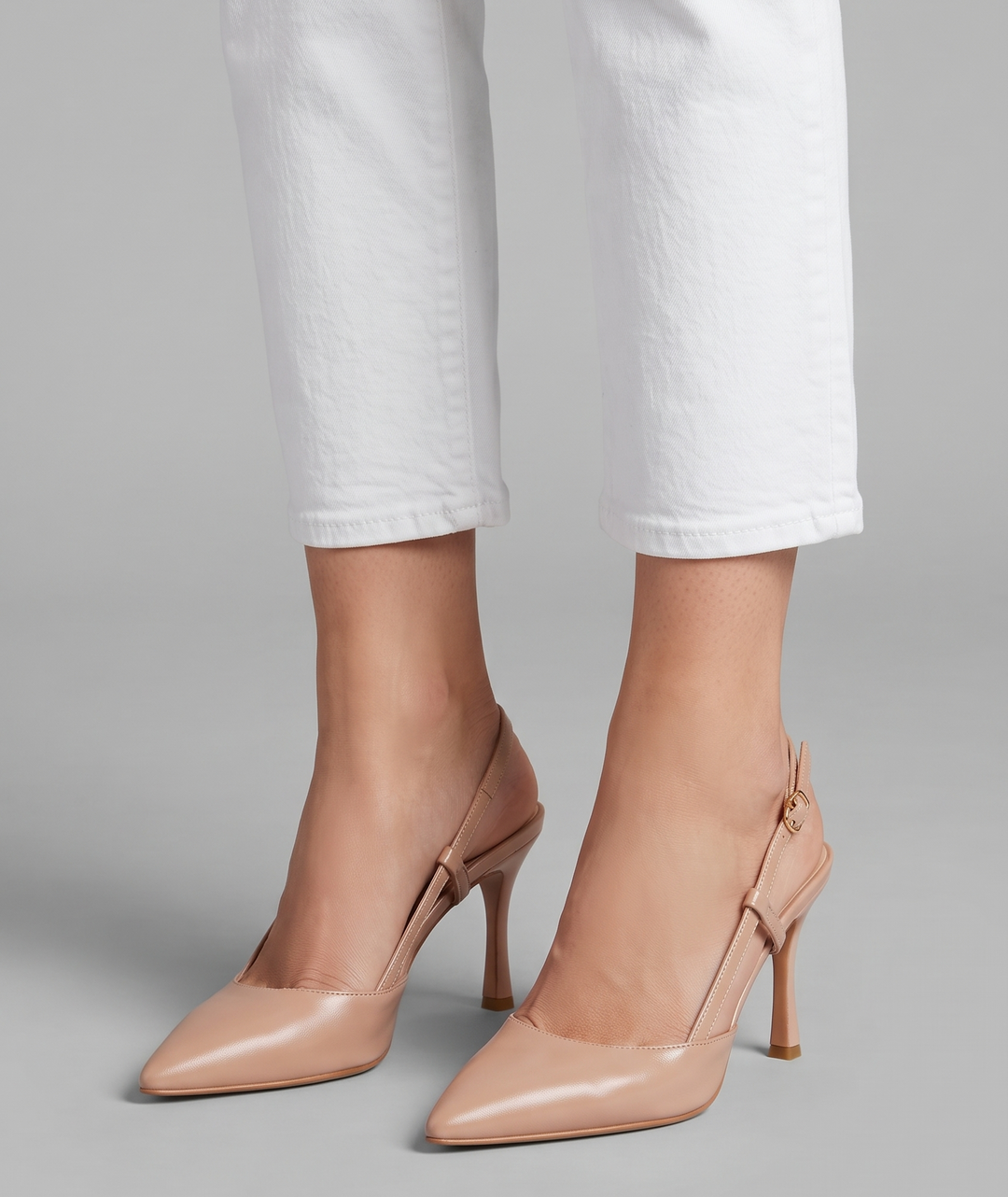 Zuri | Elegant Pointed Toe Adjustable Strap Stiletto