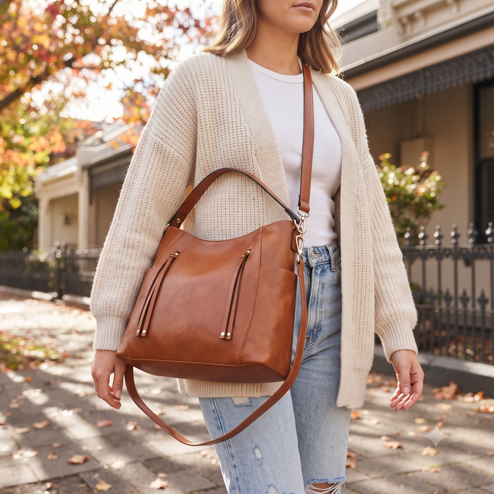PORT MACQUARIE | Tan Vegan Leather