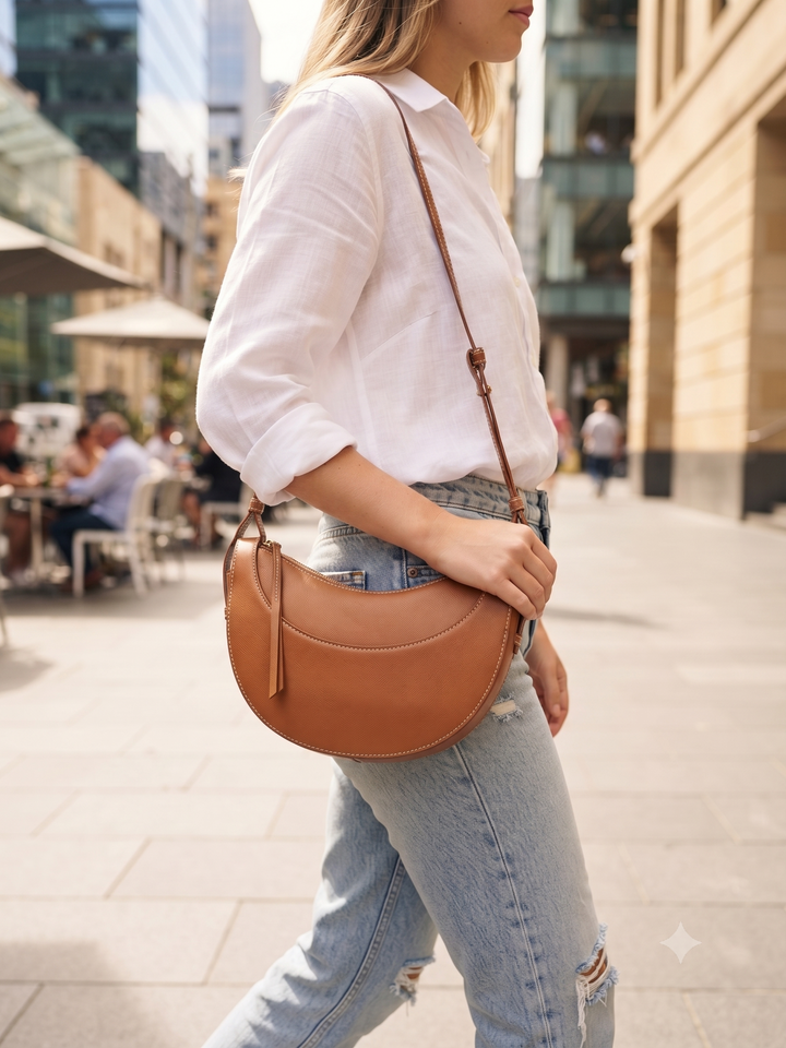 DARWIN | Matte Tan Vegan Leather
