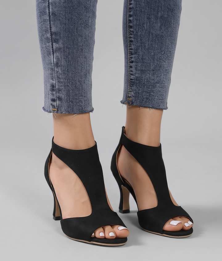 Alana  | Sleek Open-Side Heels Some heels