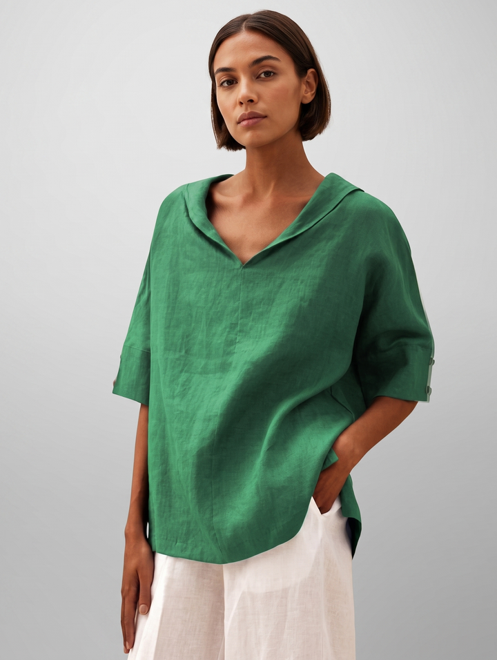 LUCY | Cotton Loose-Fitting Blouse