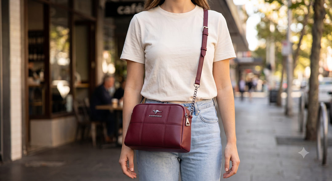 MILDURA | Burgundy Vegan Leather