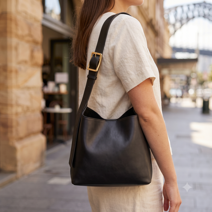 CANBERRA | Chestnut Vegan Leather