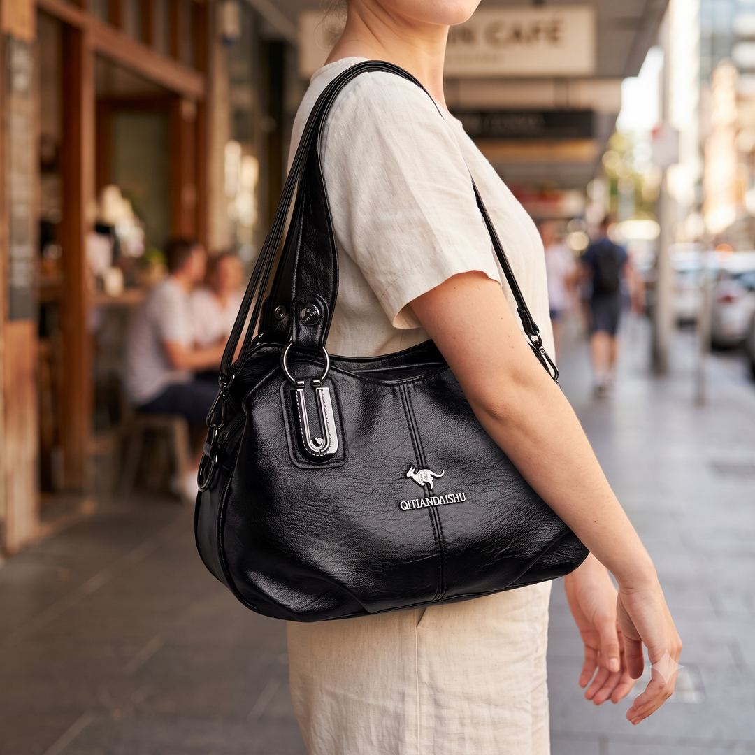 LAUNCESTON | Vegan Leather & Silver Hardware