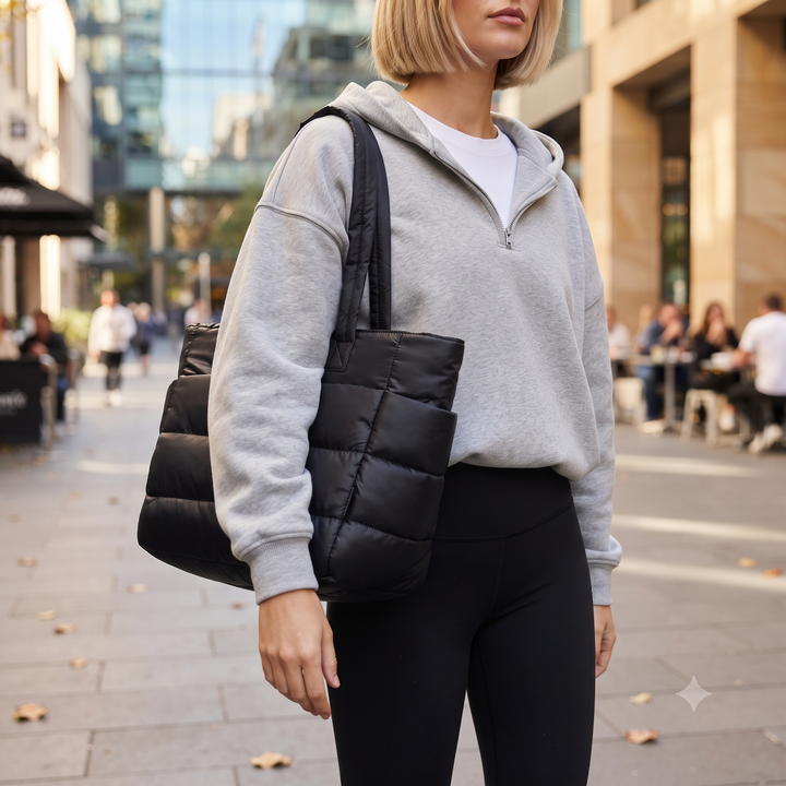 RYE | Casual Puffy Shoulder Bubble Tote Bag
