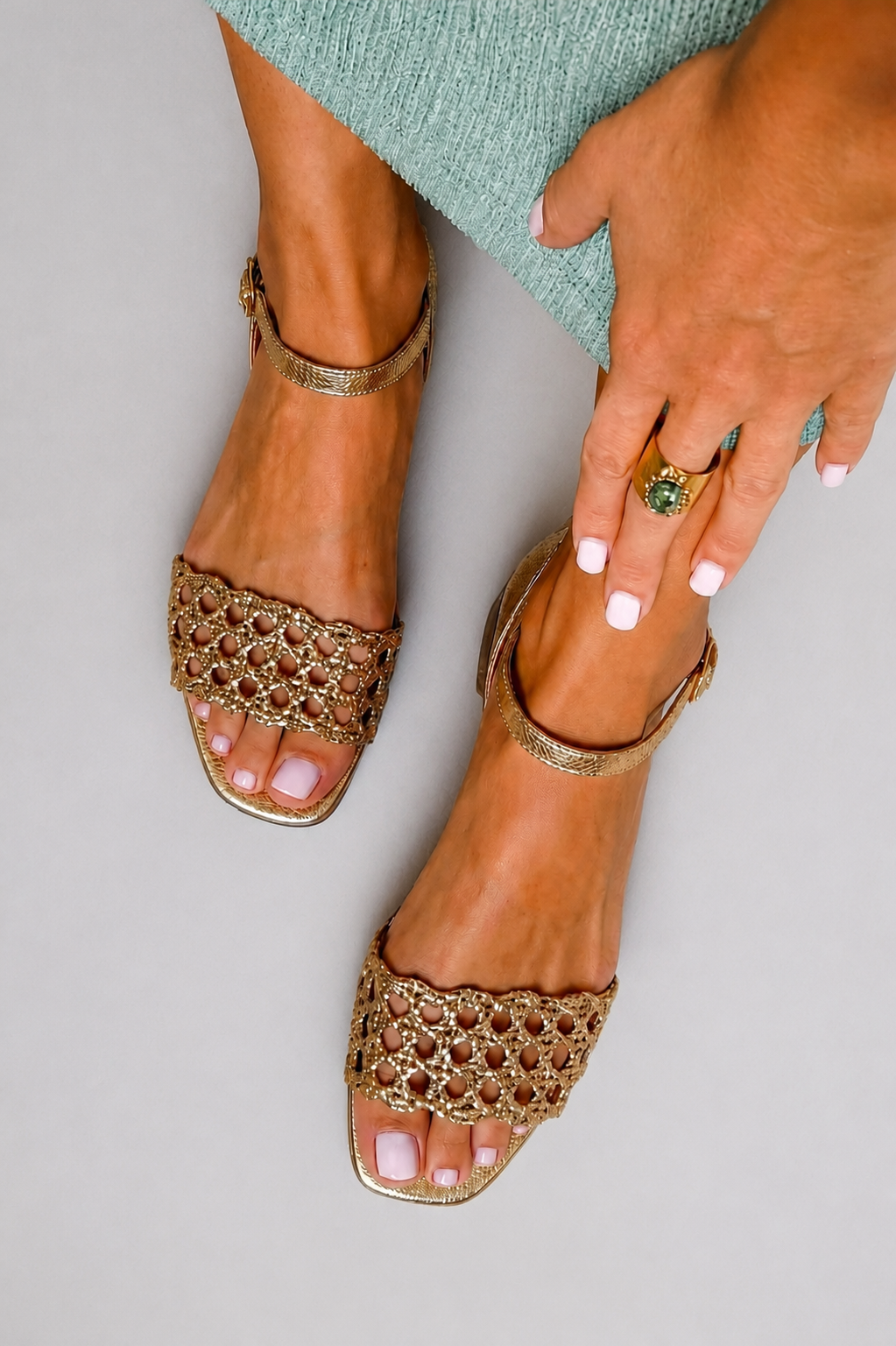 Matilda | Golden Summer Enchantment Sandals