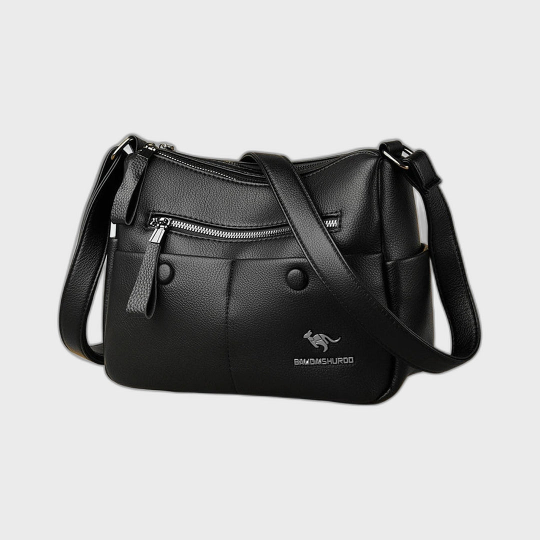BUNBURY | Smooth Black Vegan Leather