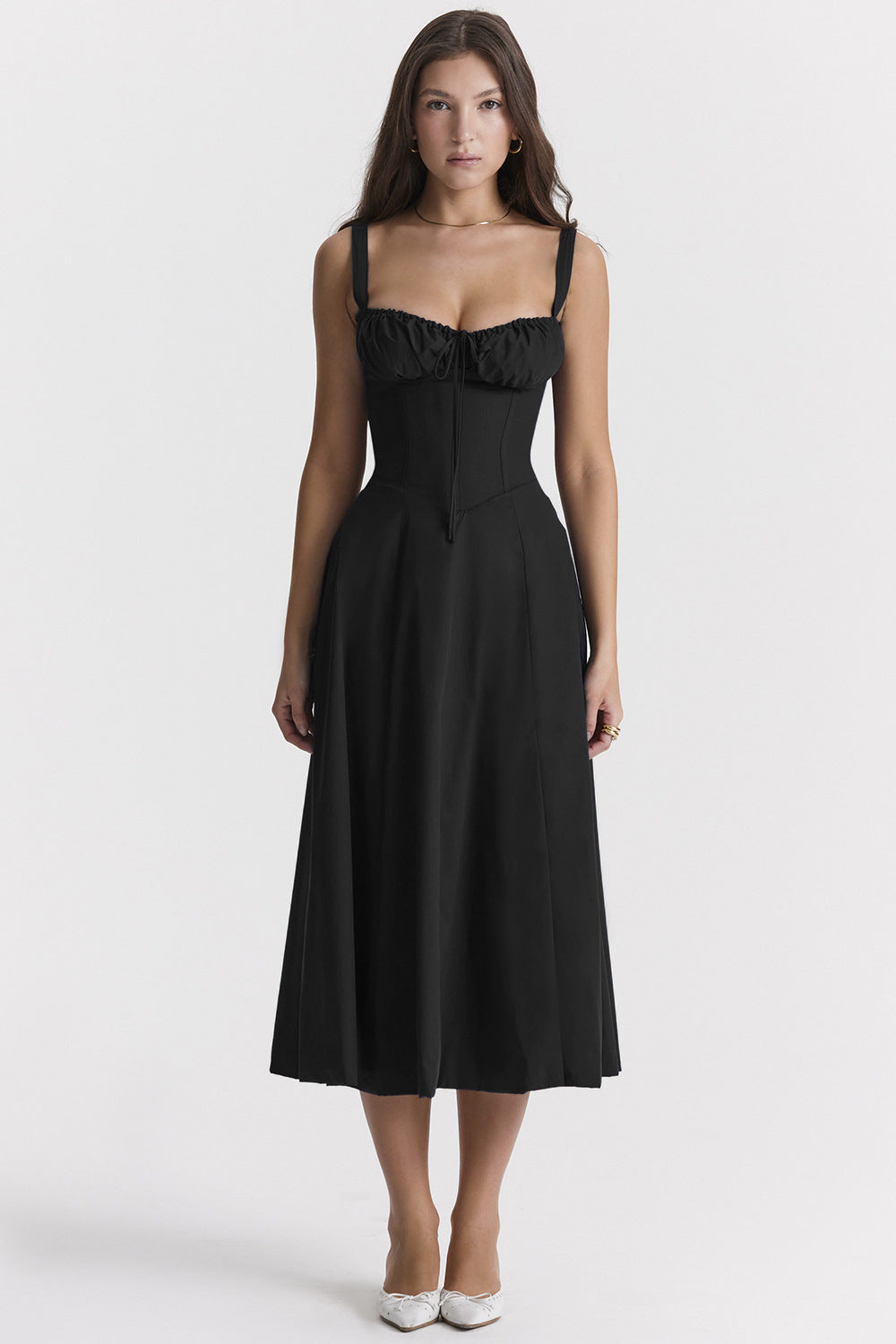 ELENA™ – Chic Corset Milkmaid Dress