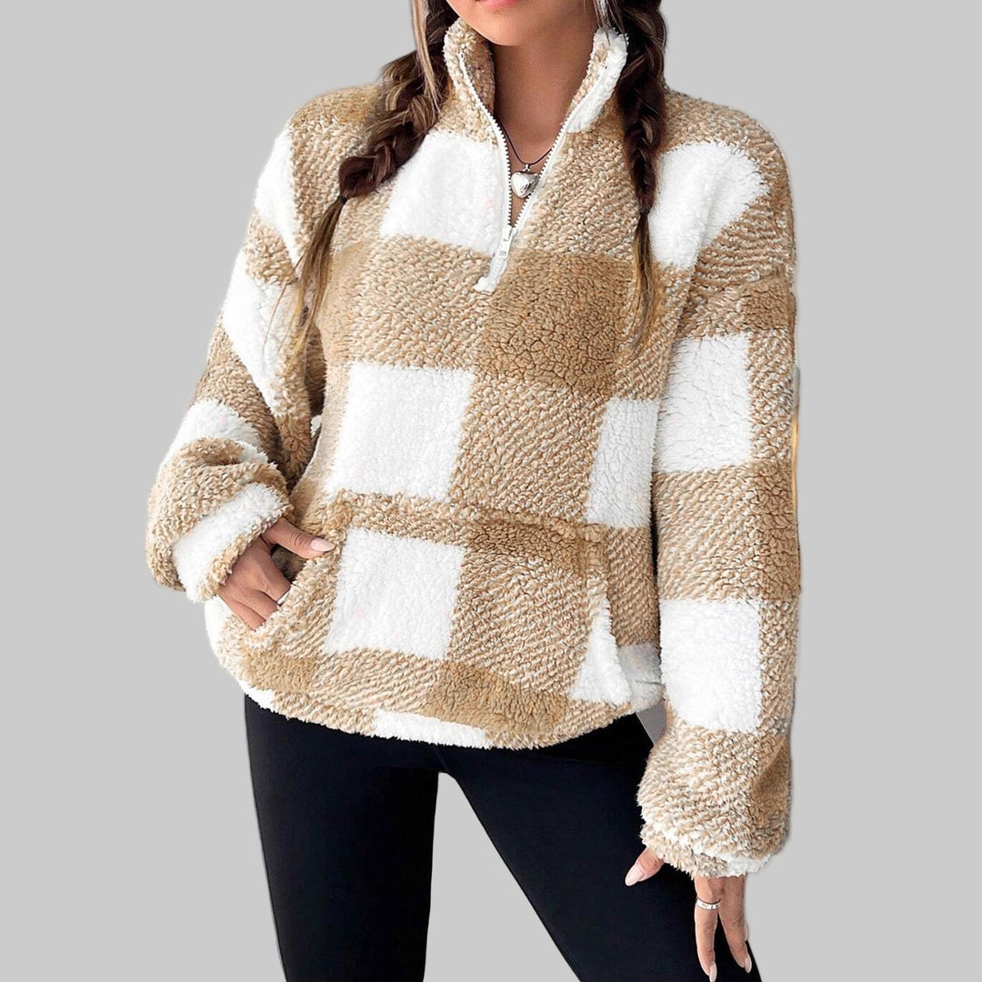 MAPLE™ - Cozy Plaid Fleece Pullover
