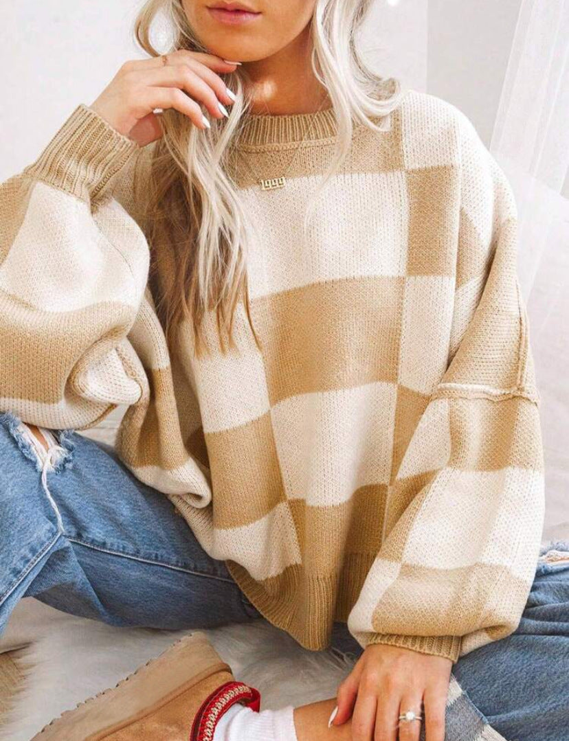 PILDA™ - Casual Long Sleeve Loose-Fit Sweater