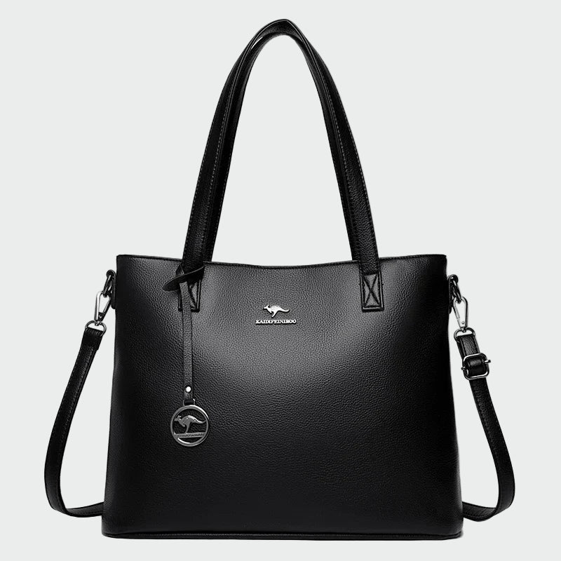 MACKAY | Wine-Red Vegan Leather