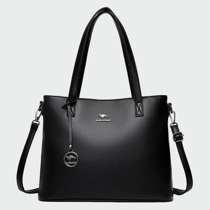 MACKAY | Wine-Red Vegan Leather