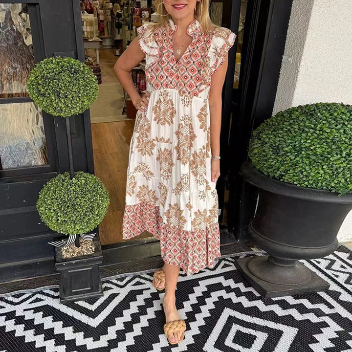 MAURA | Relaxed Vintage Midi Dress