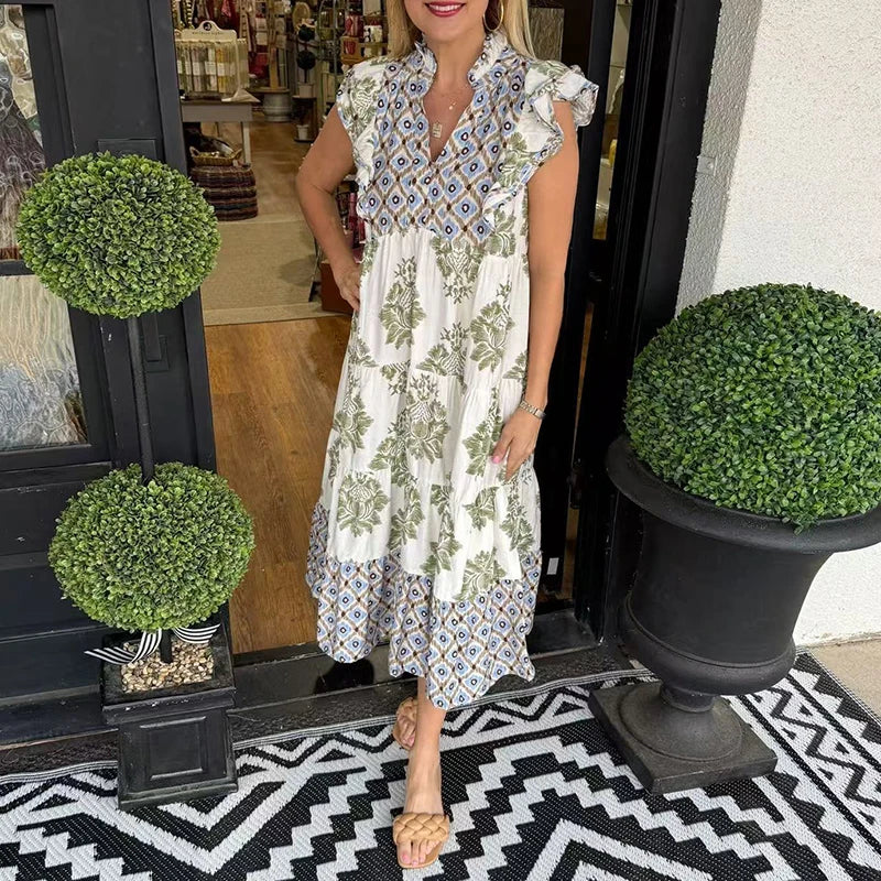 MAURA | Relaxed Vintage Midi Dress