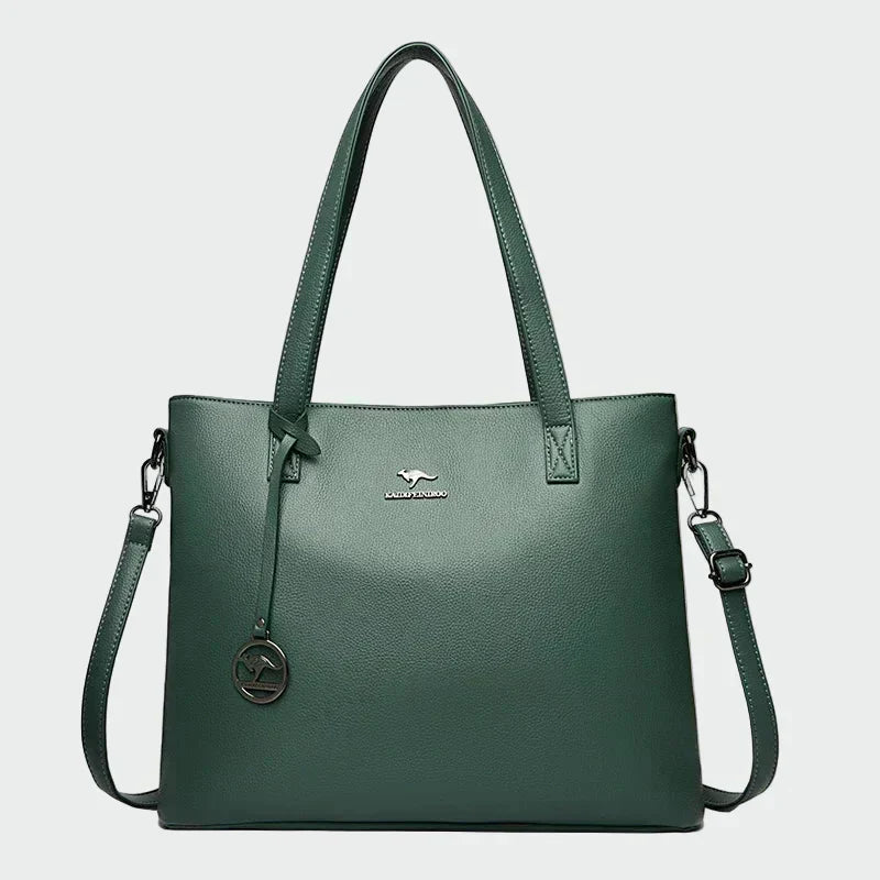MACKAY | Wine-Red Vegan Leather
