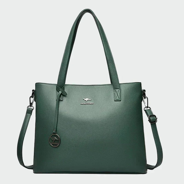 MACKAY | Wine-Red Vegan Leather