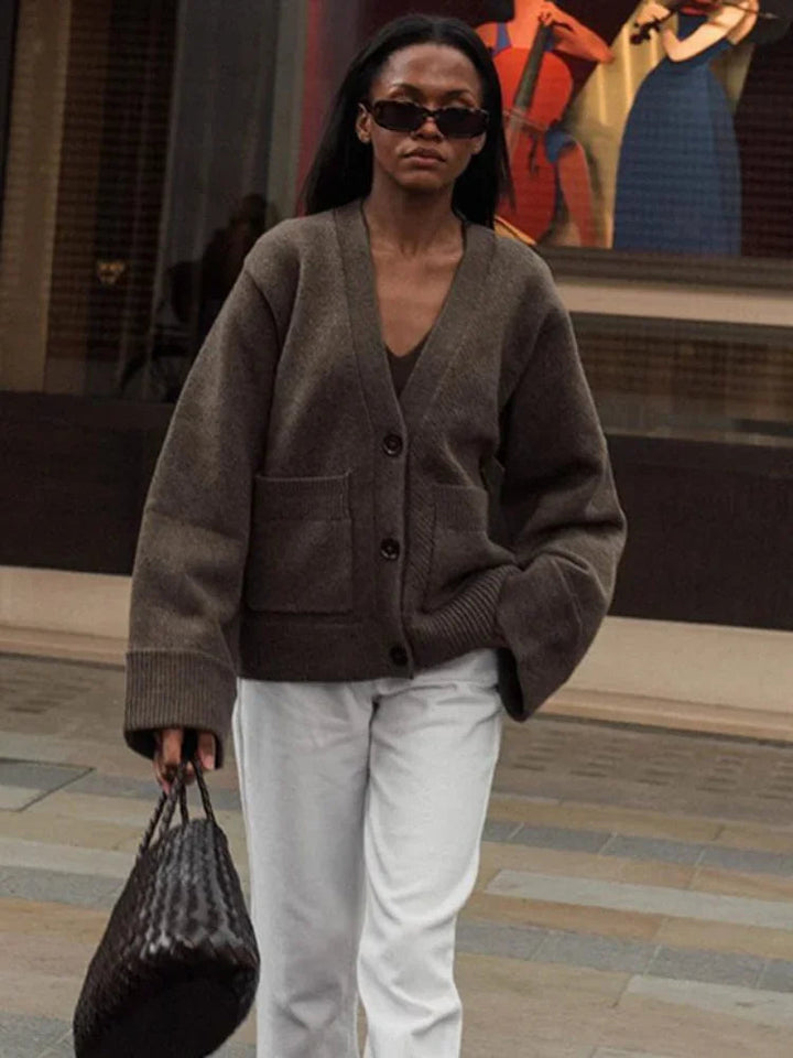 JULIETTE | V-Neck Knit Cardigan