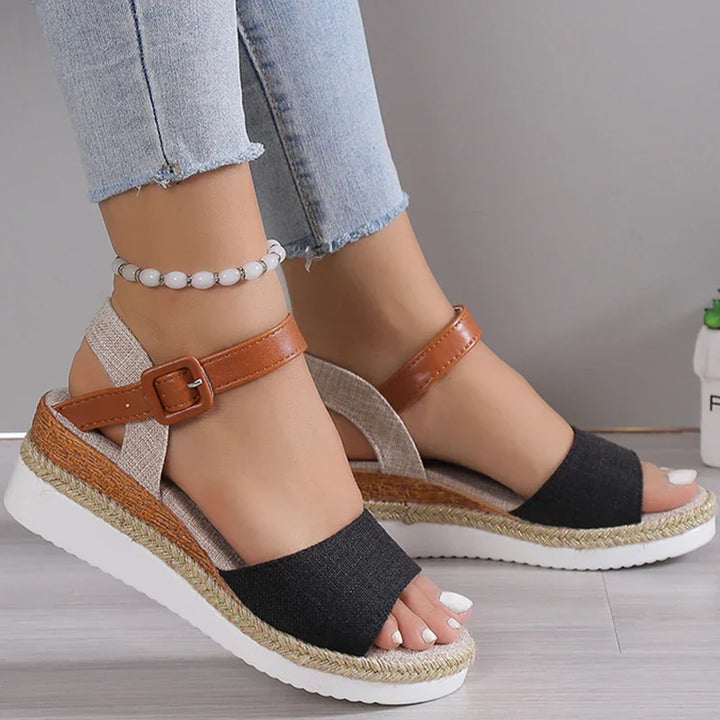 Charlene | Relaxed Style Wedge Sandals