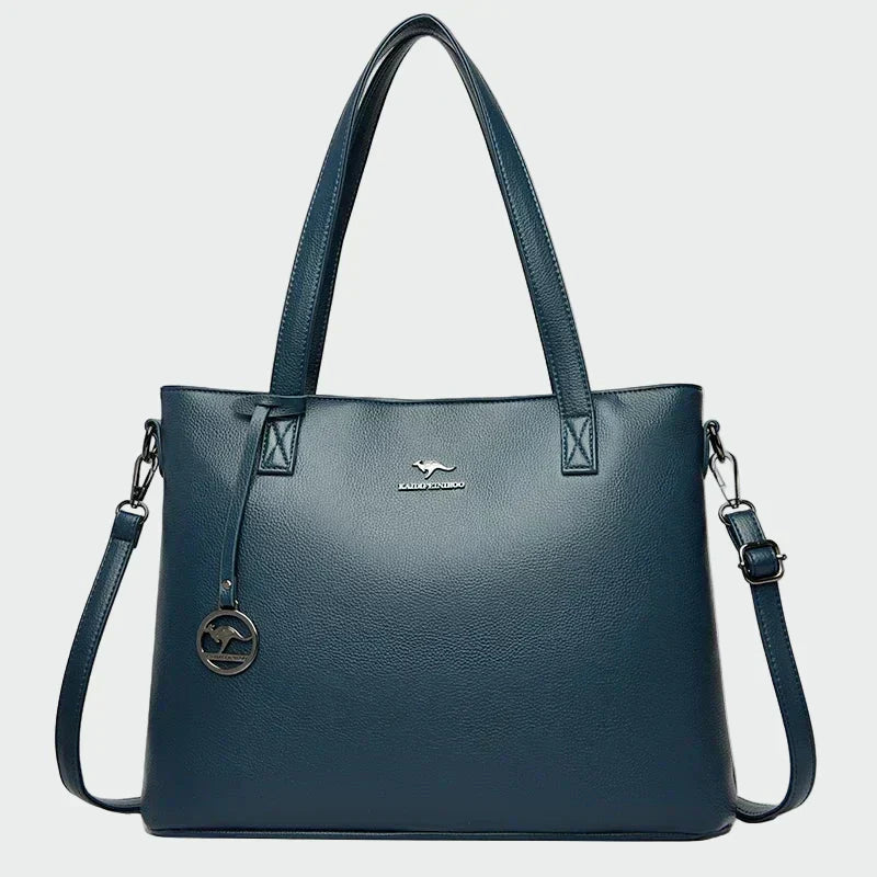 MACKAY | Wine-Red Vegan Leather