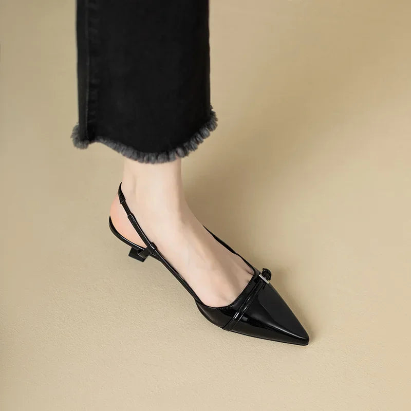 Mirella | Classic Mid-Heel Sandals