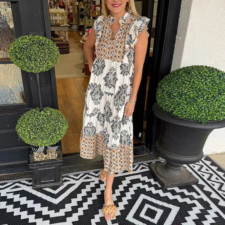 MAURA | Relaxed Vintage Midi Dress