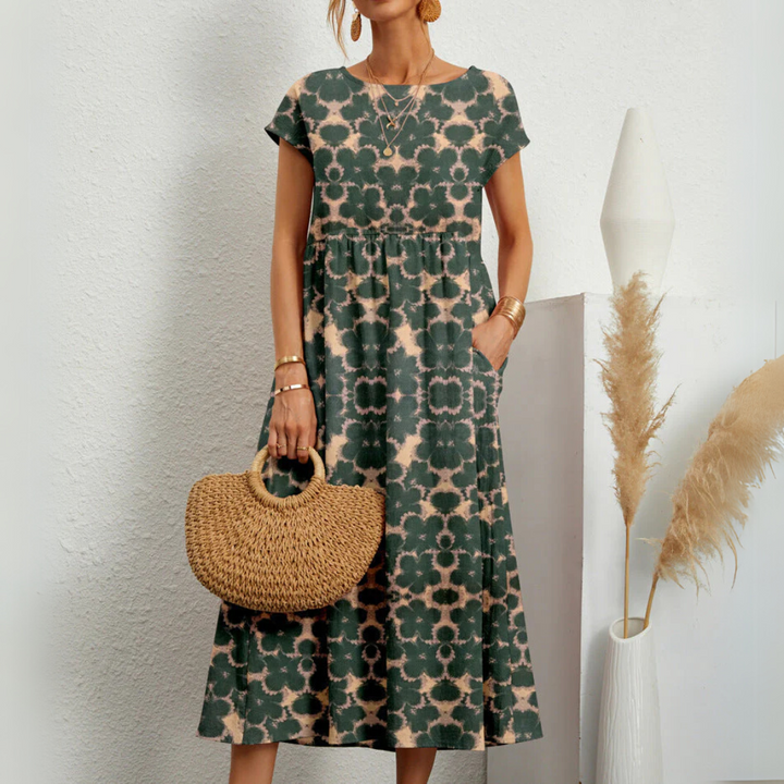 FLORENE | Breezy Floral Midi Dress