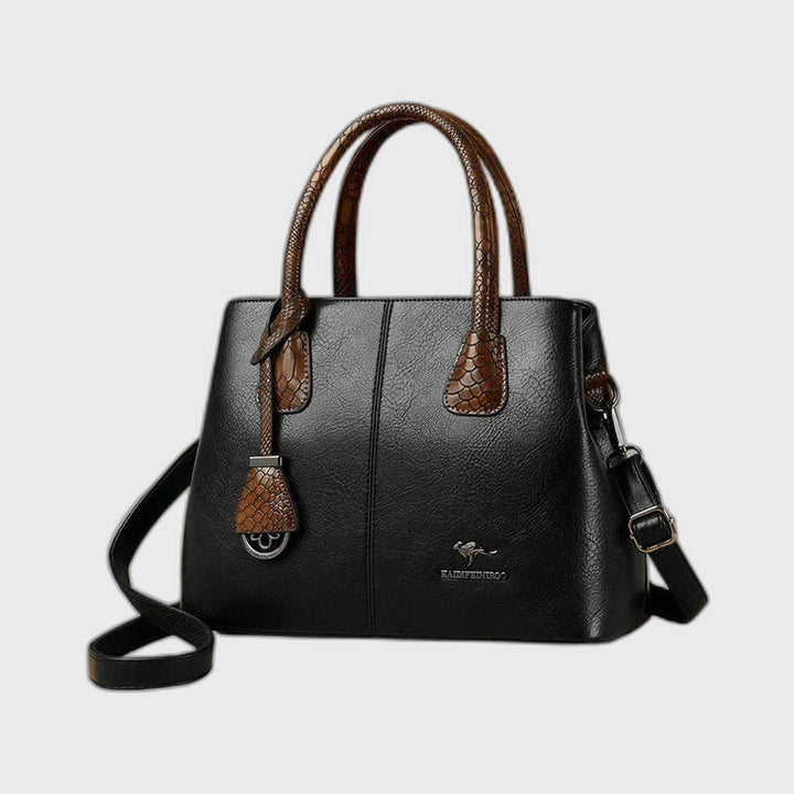 TOWNSVILLE | Vegan Leather & Woven Strap