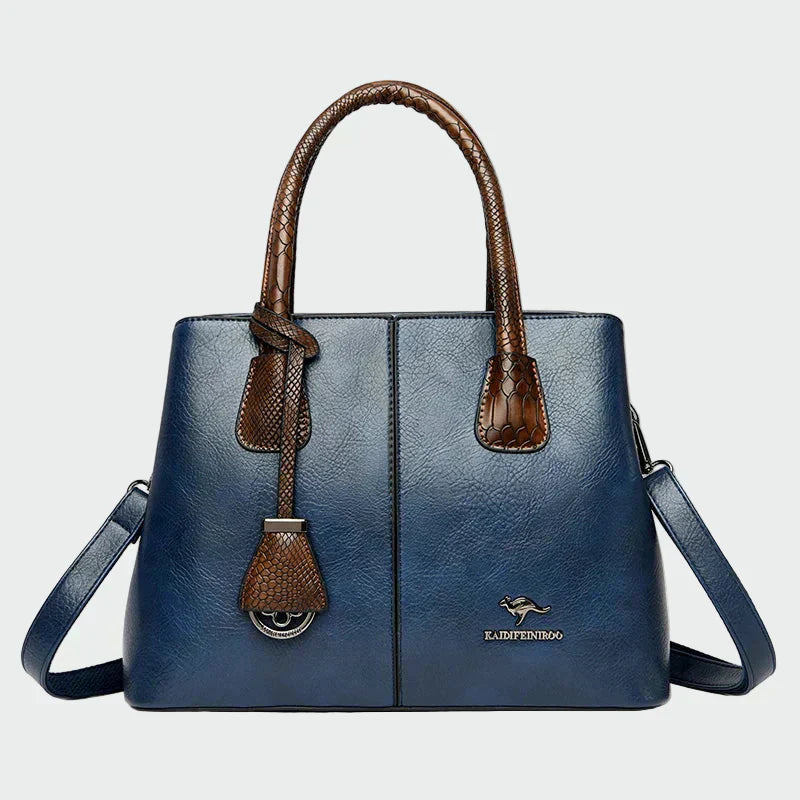 TOWNSVILLE | Vegan Leather & Woven Strap