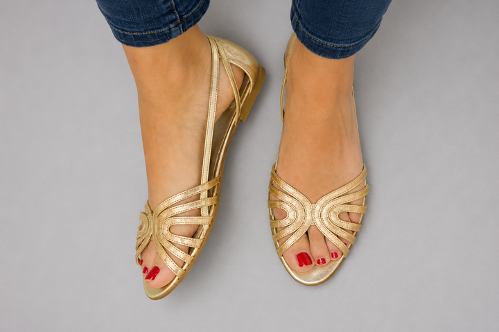Lily | Golden Summer Light Sandals