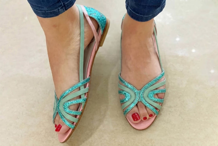 Lily | Golden Summer Light Sandals