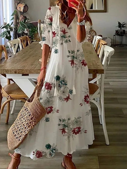 CASSIA™ - Boho Tummy Coverage Dress